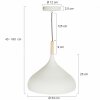 Suspension Steinhauer Mexlite Blanc, 1 lumière