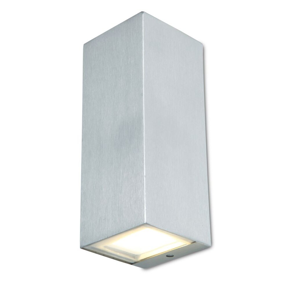 Applique murale d'extérieur Lutec LUCA LED Acier inoxydable, 1 lumière main product photo