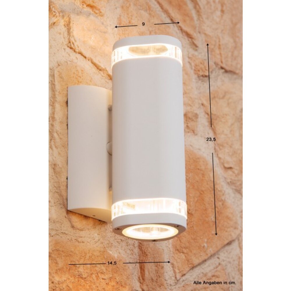 Applique murale Konstsmide Blanc, 2 lumières main product photo