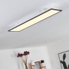 Plafonnier Salmi LED Noir, Blanc, 1 lumière