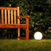 Boule lumineuse de jardin 20 cm Blanc, 1 lumière