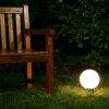 Boule lumineuse de jardin 20 cm Blanc, 1 lumière