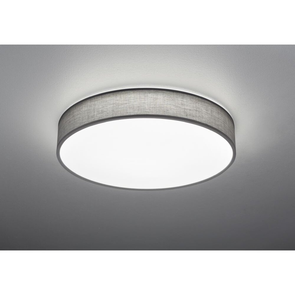 Plafonnier Trio LUGANO LED Gris, 1 lumière, Télécommandes main product photo