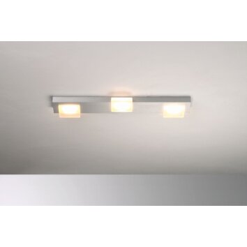 Plafonnier Bopp Lamina LED Aluminium, 3 lumières