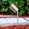 Pieu de jardin Froslev Chrome, 1 lumière