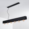 Suspension Fria Noir, 6 lumières