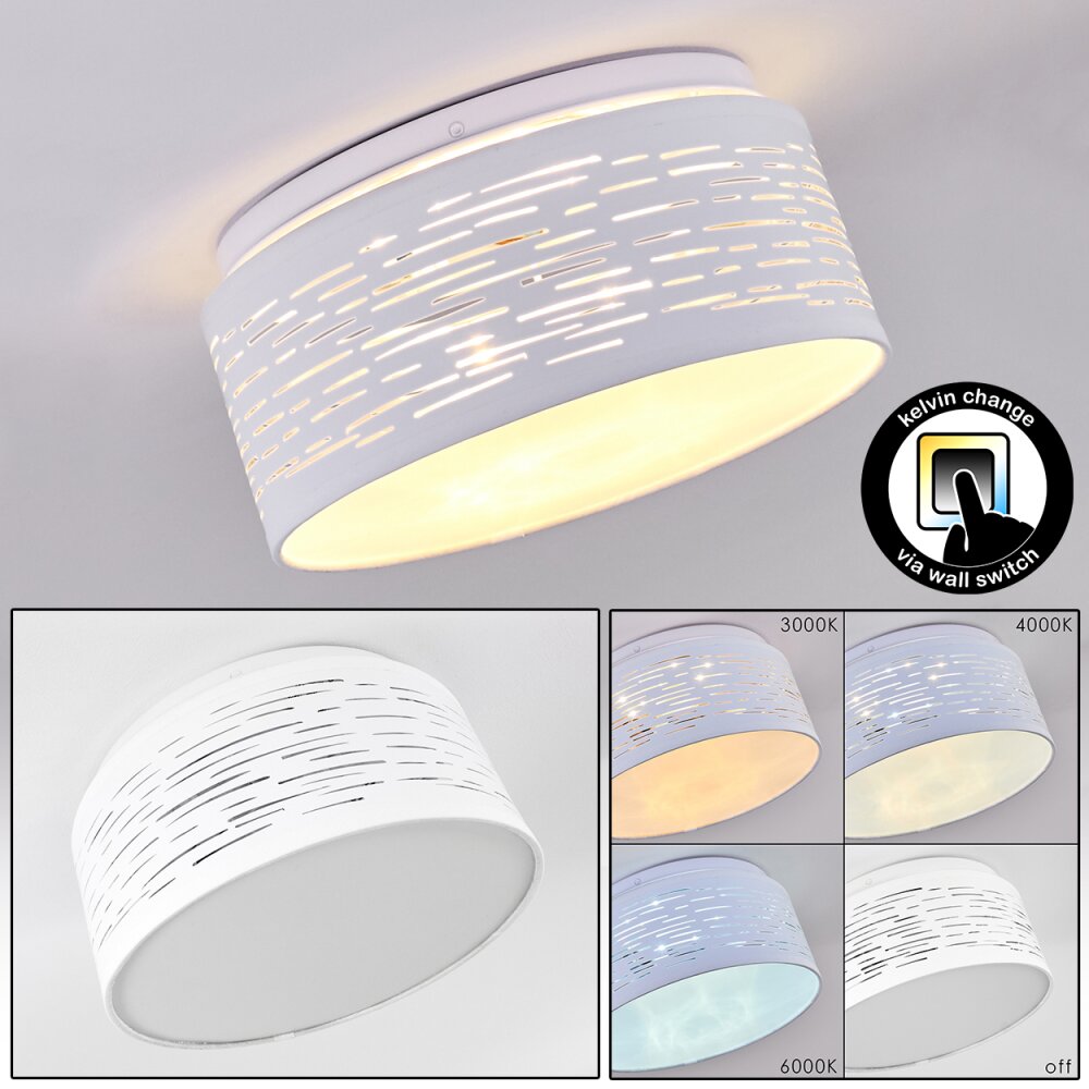 Plafonnier Bandol LED Blanc, 1 lumière main product photo