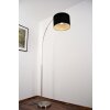 Lampadaire Trio 4611 Acier inoxydable, Nickel mat, 1 lumière