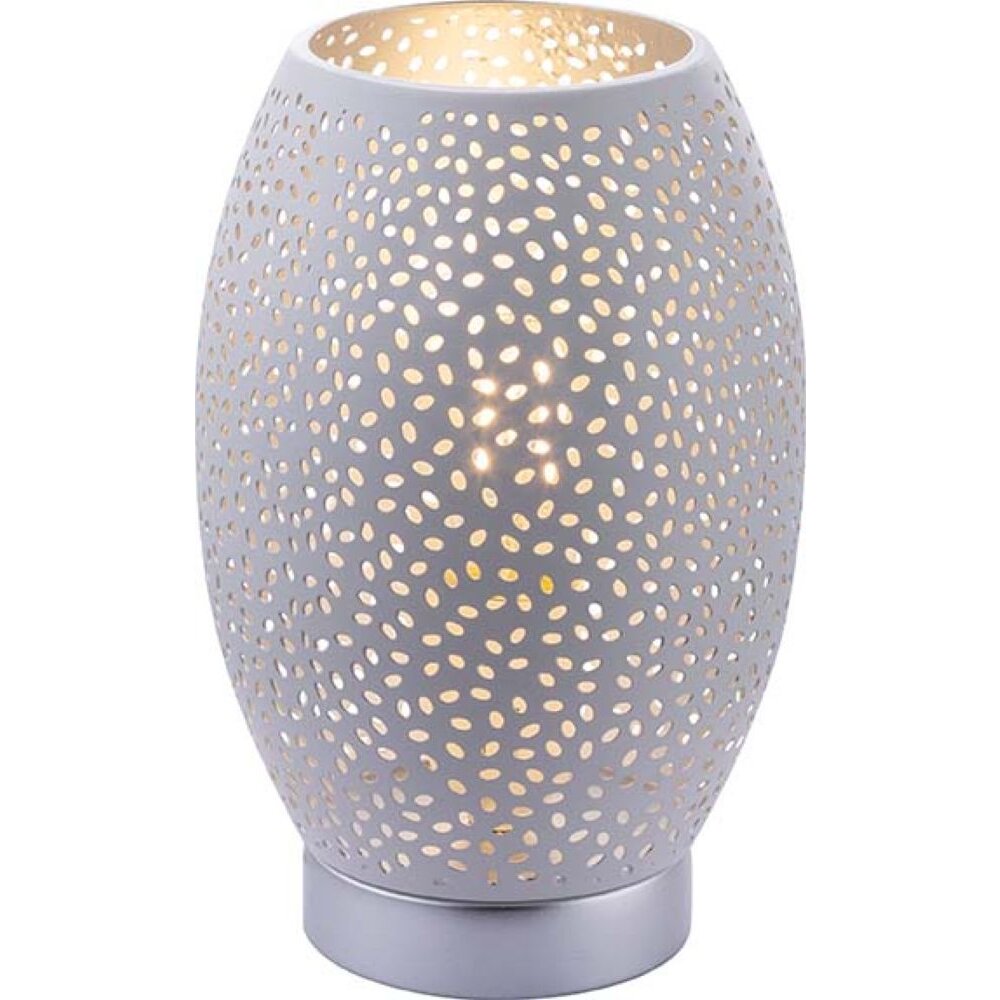 Lampe à poser Globo VAS Argenté, 1 lumière main product photo