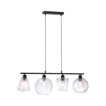 Suspension Leuchten Direkt SOPHIE Noir, 4 lumières