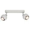 Plafonnier Brilliant Ina LED Blanc, 2 lumières