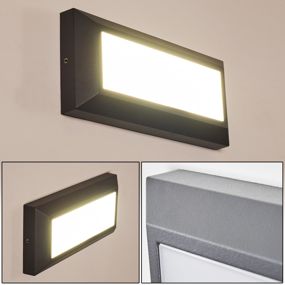 Applique murale d'extérieur Alkmaar LED Anthracite, 1 lumière main product photo
