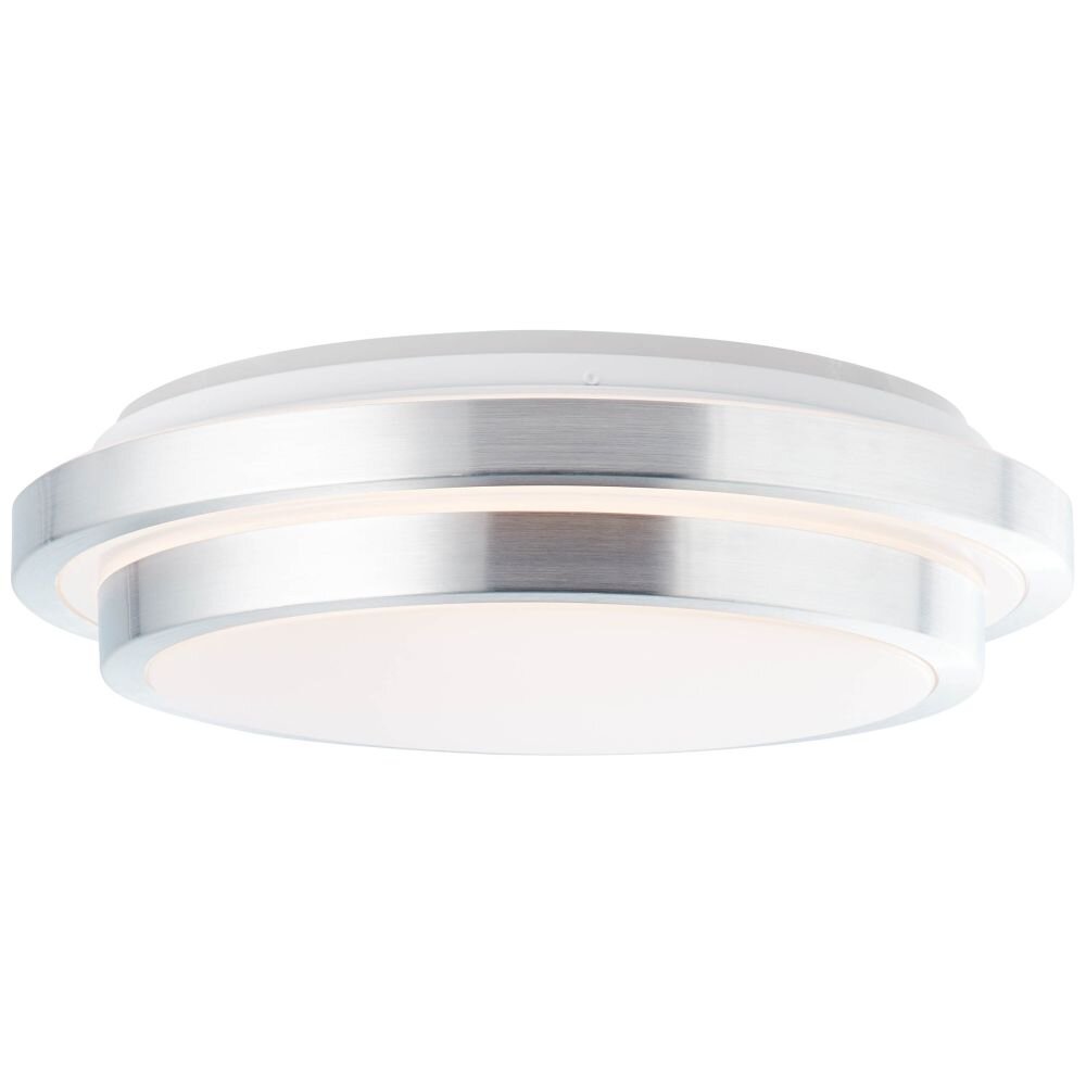 Plafonnier Brilliant Vilma LED Argenté, 1 lumière, Télécommandes, Changeur de couleurs main product photo