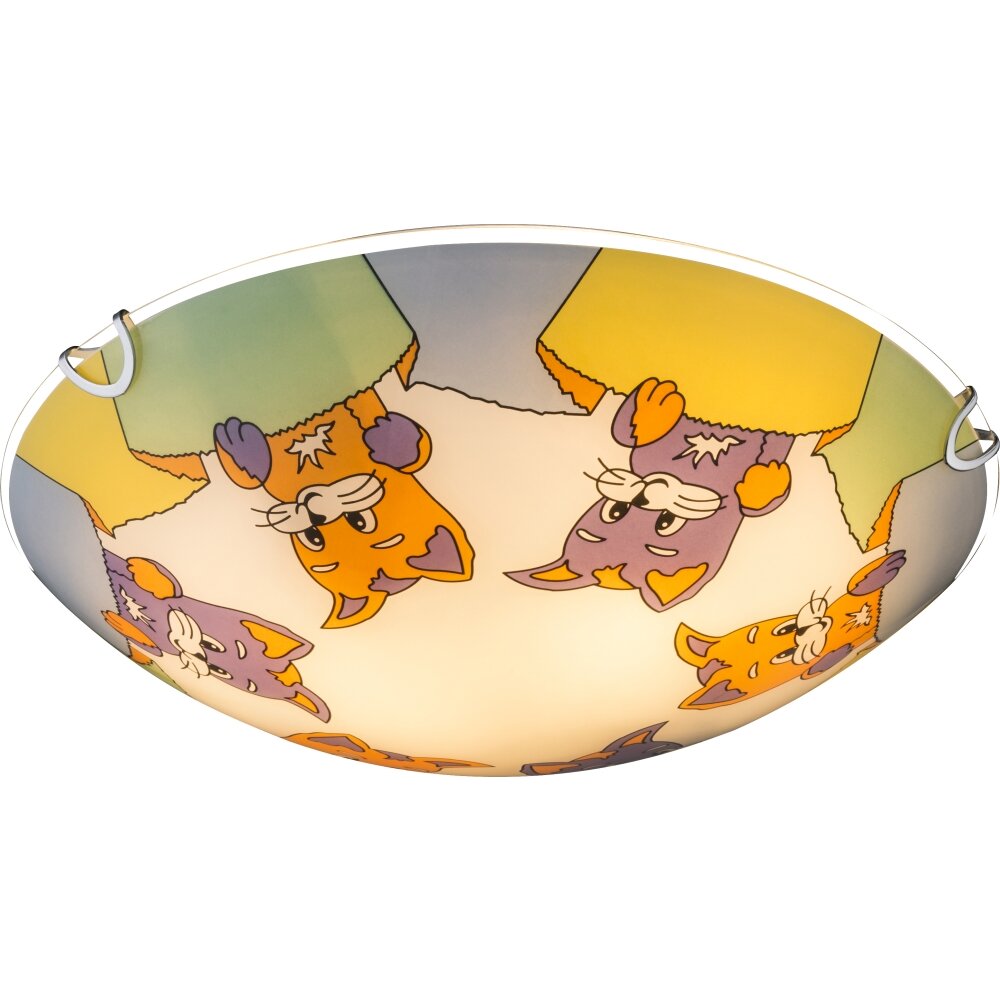 Plafonnier Globo Kiddy Blanc, 2 lumières main product photo