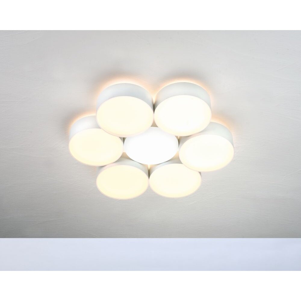 Plafonnier Bopp TOUCH LED Blanc, 6 lumières main product photo