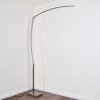 Lampadaire Santa Marta LED Nickel mat, 1 lumière