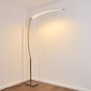 Lampadaire Santa Marta LED Nickel mat, 1 lumière