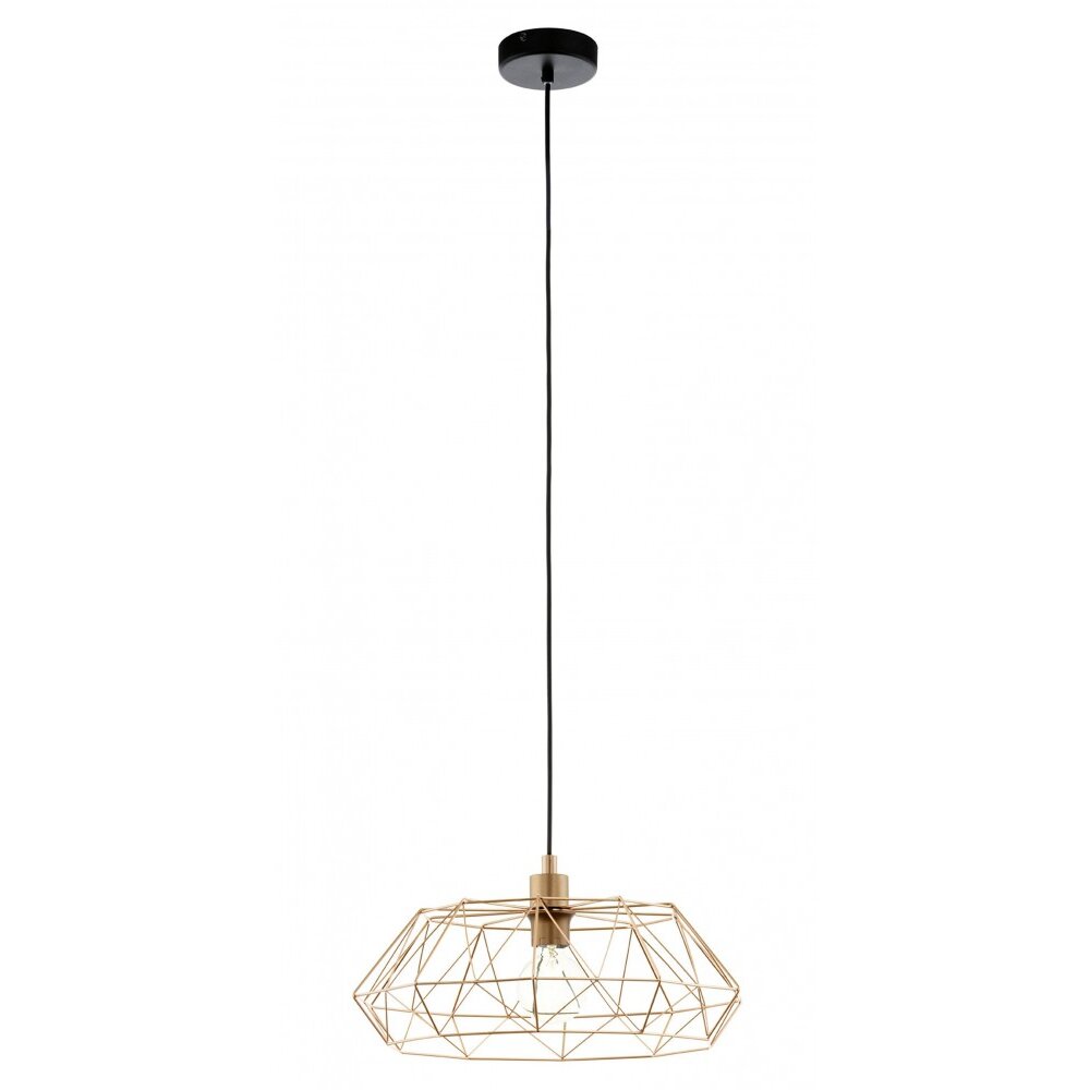 Lampe suspendue Eglo CARLTON 2 Cuivre, Noir, 1 lumière main product photo
