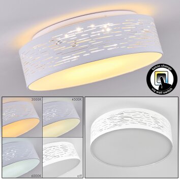Plafonnier Bandol LED Blanc, 1 lumière