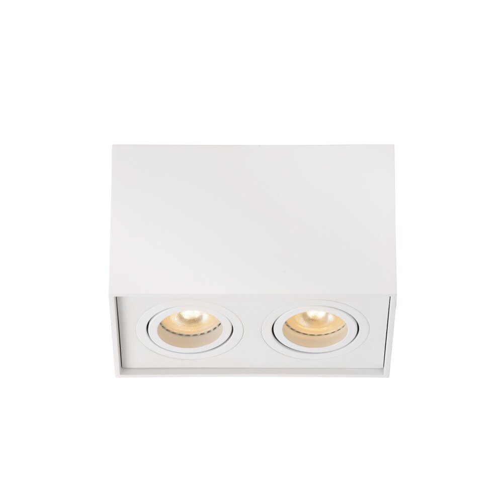 Spot Lucide TUBE Blanc, 2 lumières main product photo