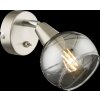 Applique murale Globo ROMAN LED Nickel mat, 1 lumière