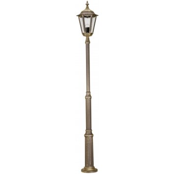 Lampadaire extérieur Albert 147 Brun, Laiton, 1 lumière