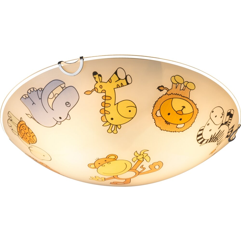 Plafonnier Globo Kiddy Blanc, 2 lumières main product photo