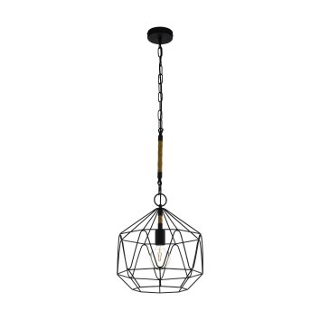 Suspension Eglo COTTINGHAM Noir, 1 lumière