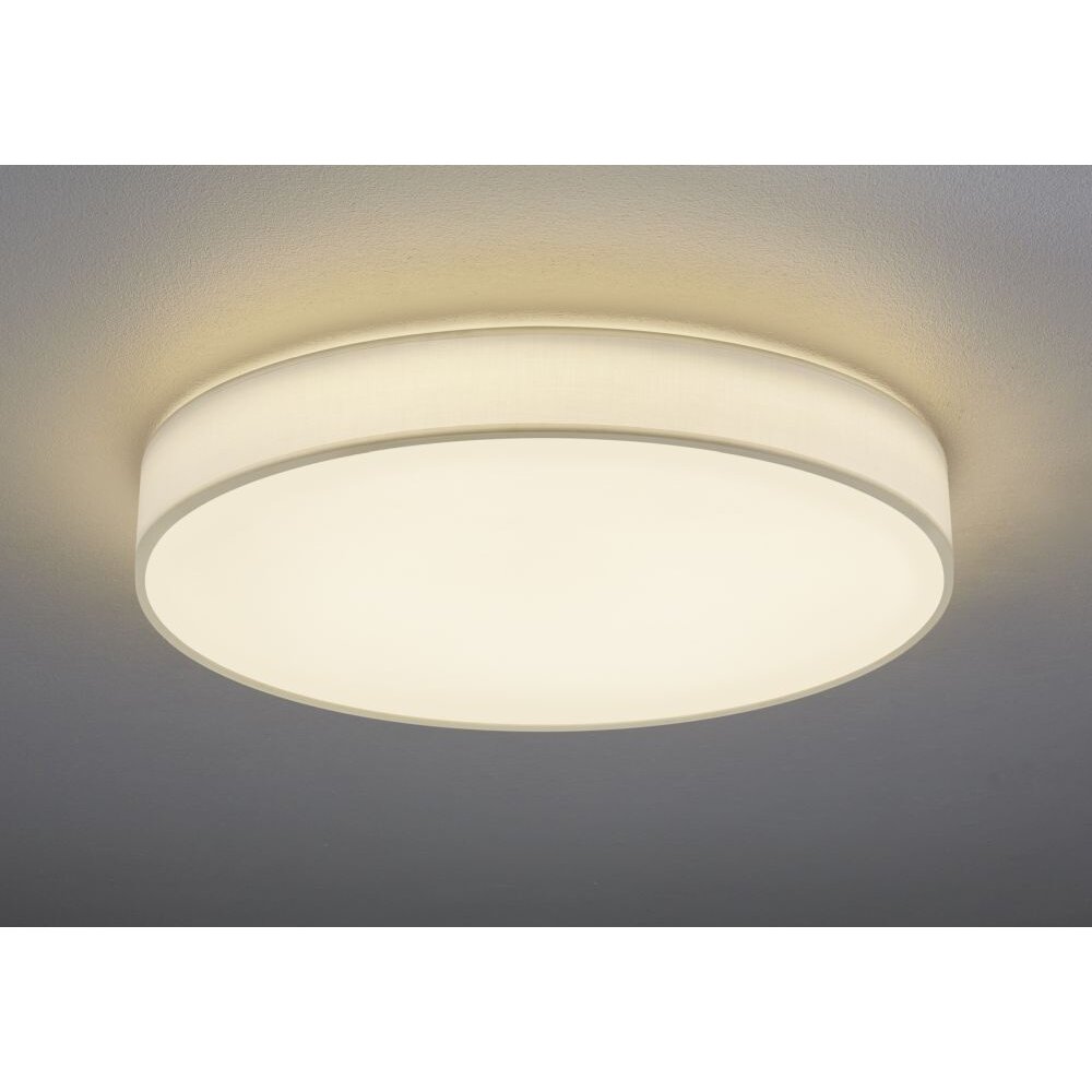 Plafonnier Trio LUGANO LED Blanc, 1 lumière, Télécommandes main product photo