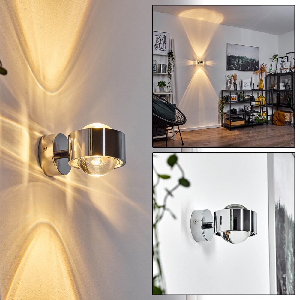 Applique murale Hofstein Sapri Chrome, 1 lumière main product photo