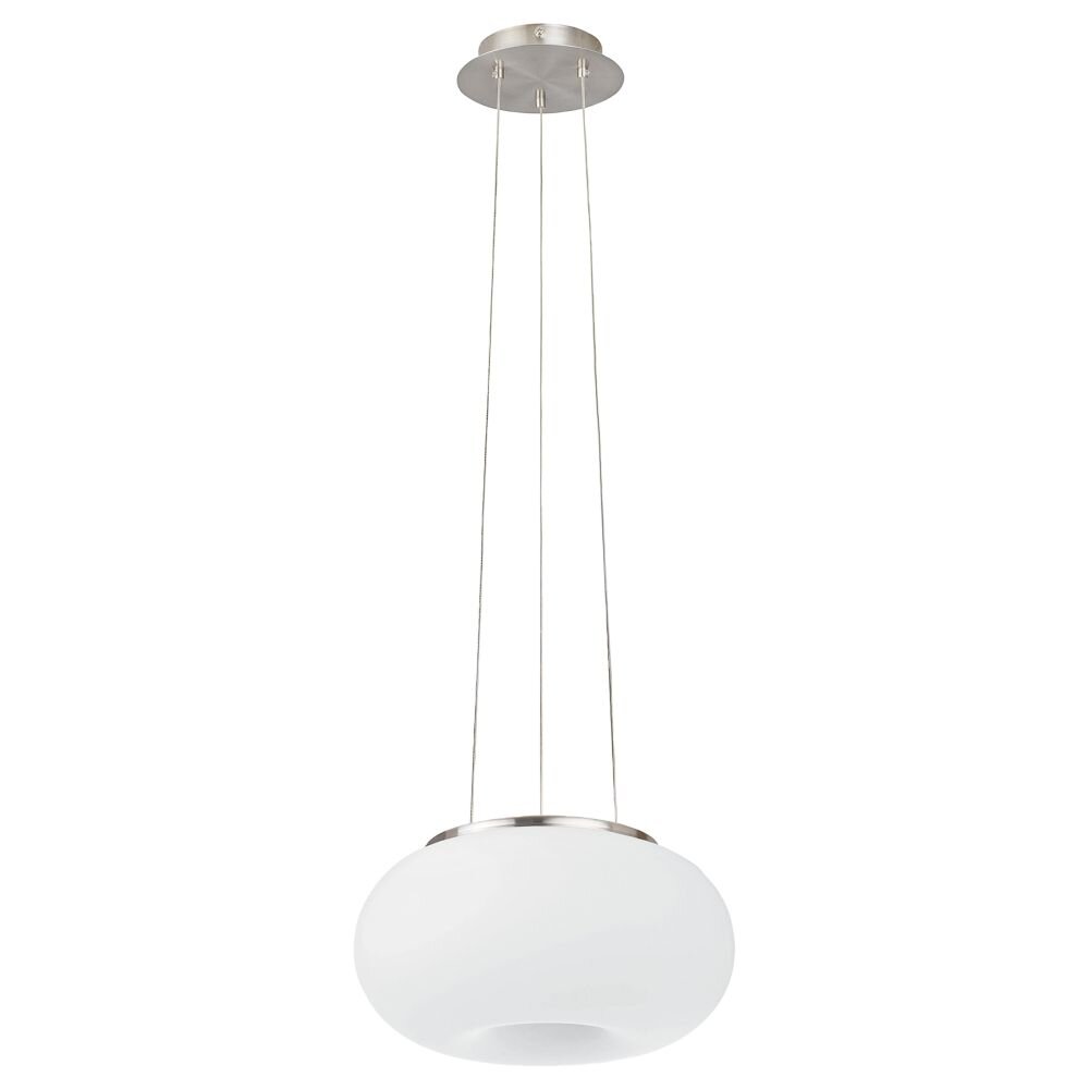 Suspension EGLO connect OPTICA-C LED Nickel mat, 1 lumière, Changeur de couleurs main product photo