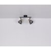 Barre de spots Globo KLERENA Noir, 2 lumières