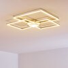 Plafonnier Narpes LED Nickel mat, 1 lumière