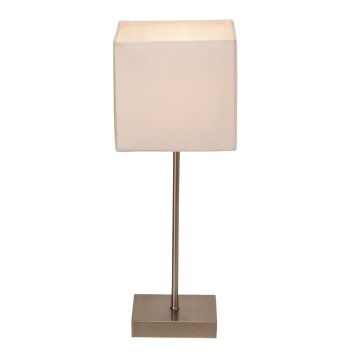 Lampe de table Brilliant Aglae Blanc, 1 lumière