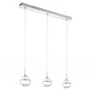 Lampe suspendue Eglo MONTEFIO 1 LED Chrome, Aspect cristal, 3 lumières Lampe suspendue Eglo MONTEFIO 1 LED Chrome, Aspect cristal, 3 lumières