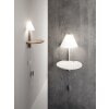 Applique murale Fabas Luce Goodnight LED Blanc, 1 lumière