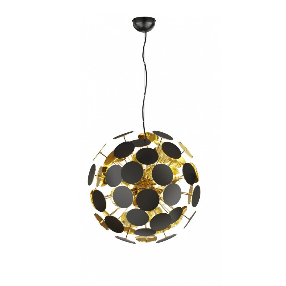 Suspension Trio DISCALGO Noir, 6 lumières main product photo