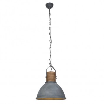 Lampe suspension Brilliant FRIEDA Bois foncé, 1 lumière