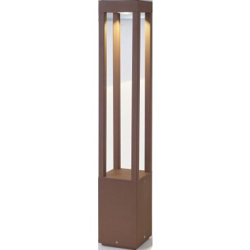 Eclairage de chemin Faro Agra LED Rouille, 1 lumière