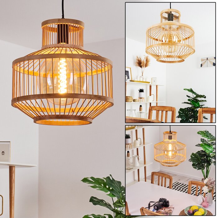 Suspension Maskat Noir, 1 lumière