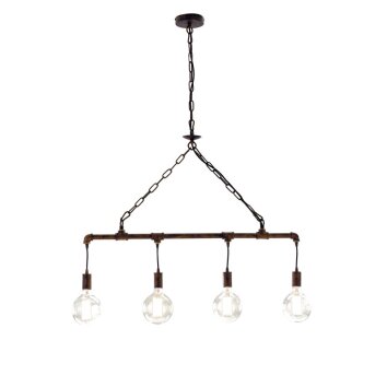 Suspension Lutec AMACORD Brun, 4 lumières