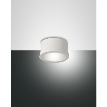 Plafonnier Fabas Luce Ponza LED Blanc, 1 lumière