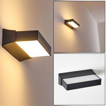 Applique murale d'extérieur Hjortspring LED Anthracite, 1 lumière