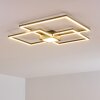 Plafonnier Narpes LED Anthracite, 1 lumière