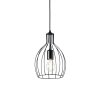 Suspension Ideal Lux AMPOLLA Noir, 1 lumière
