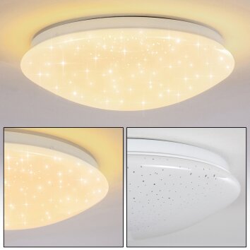 Plafonnier Norton Star LED Blanc, 1 lumière