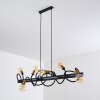 Suspension Hovslund Noir doré, 6 lumières