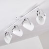 Plafonnier Tihila Blanc, 4 lumières