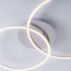 Plafonnier Leuchten-Direkt IVANKA LED Nickel mat, 1 lumière