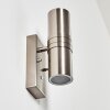 Applique murale d'extérieur Satava LED Nickel mat, 2 lumières